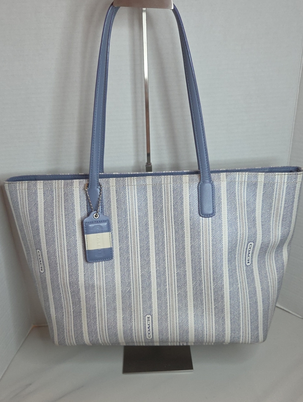 Coach Legacy Striped Weekend Tote - Style 23108
